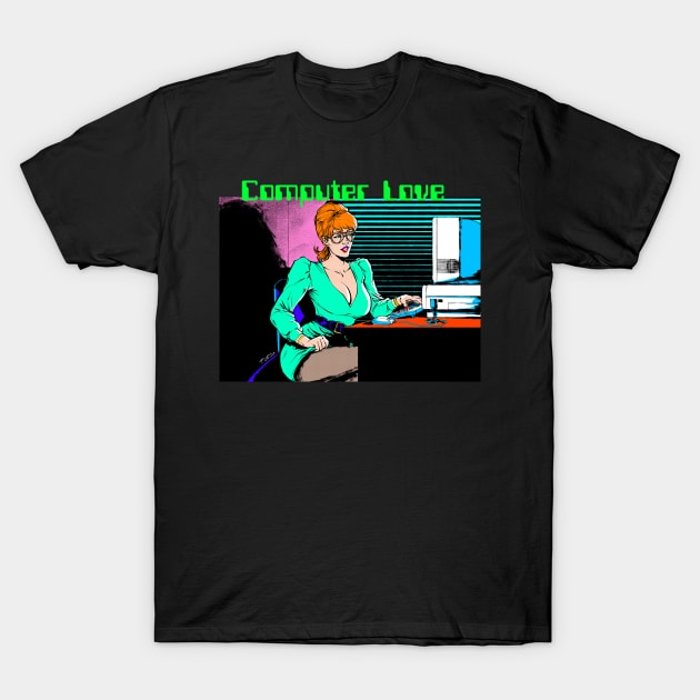 Computer Love T-Shirt by Pablo Romero Art